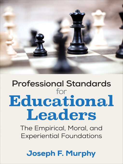 Cover image for Professional Standards for Educational Leaders